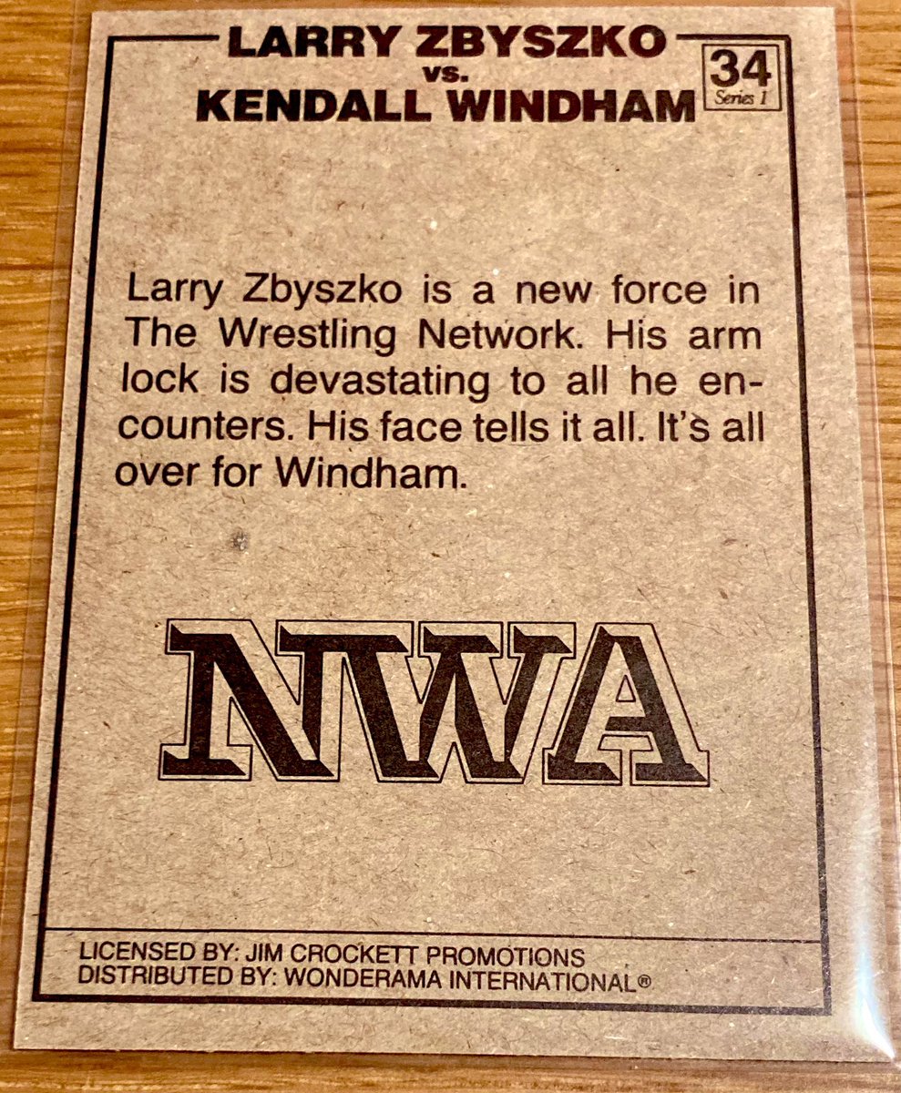 1987 NWA Wonderama Test ✍️
“The Living Legend” Larry Zbyszko
#LarryZbyszko