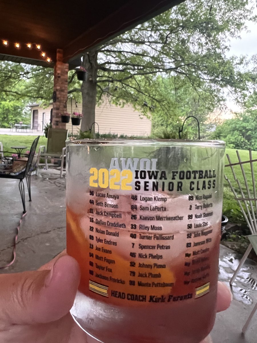 Some of my favorite football kids and families right here. I’ll drink to that!