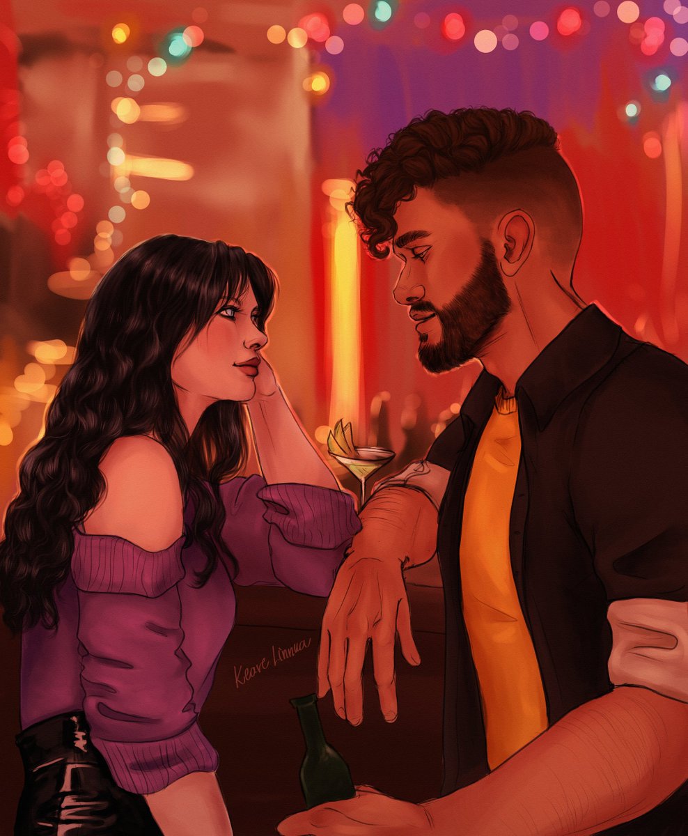 "Sooo -uh - is that a new lipstick? Not that I'm staring at your lips or anything, I just- you look a bit different - I mean, you look fantastic! Not that fantastic is different to how you usually look... I just-" 
#MiraithWeek day 6: date #miraith