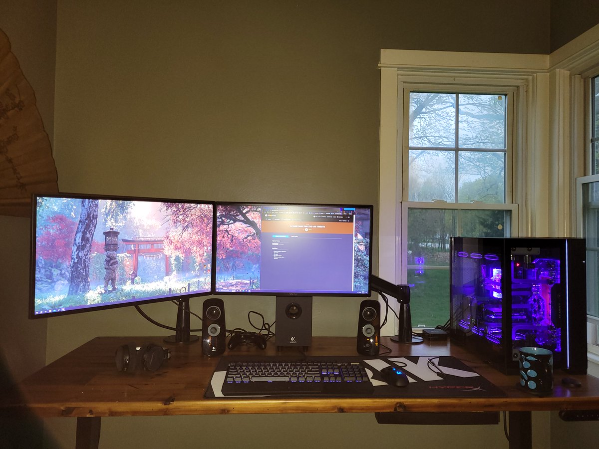 Took a bit but here is my 1st fully hard line water cooled rig. @EKWaterBlocks