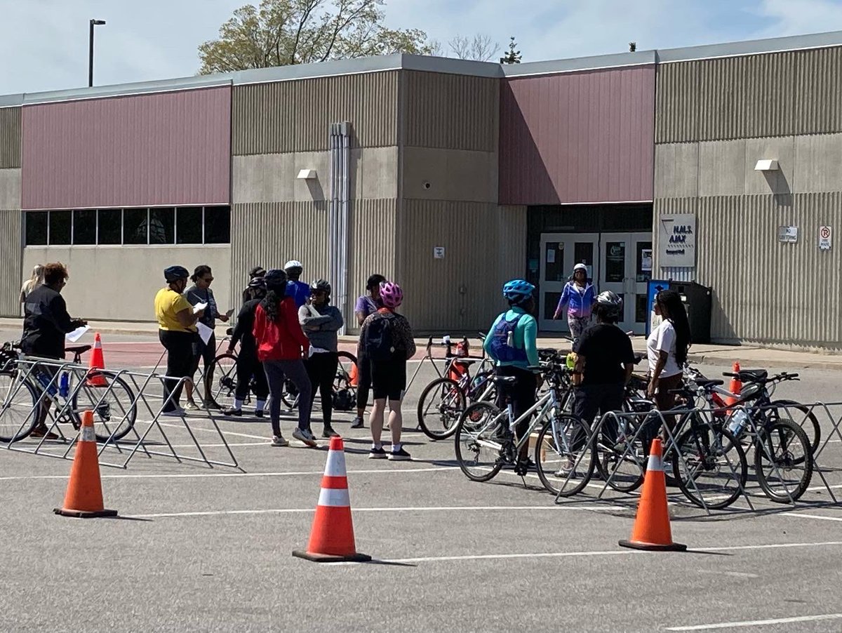 So much happening at the ACC today! Ultimate frisbee tournament, tennis &amp; pickle ball, WOC bike ride…so thankful to live in this great community! #Ajax #W3