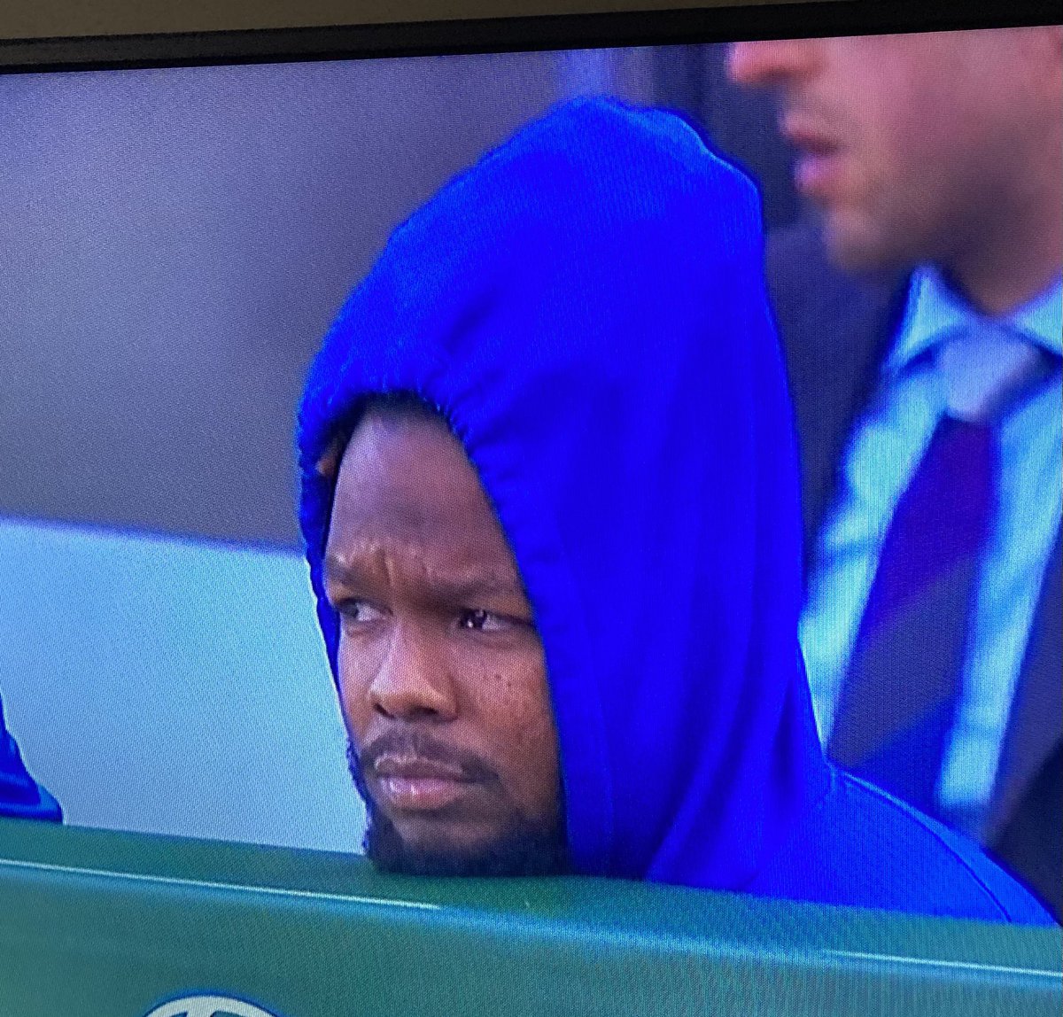 EACoats's tweet photo. Saddy Vladdy not playing tonight😭 #letsgobluejays @BlueJays @27vladdyjr https://t.co/SBfvqpzd7f