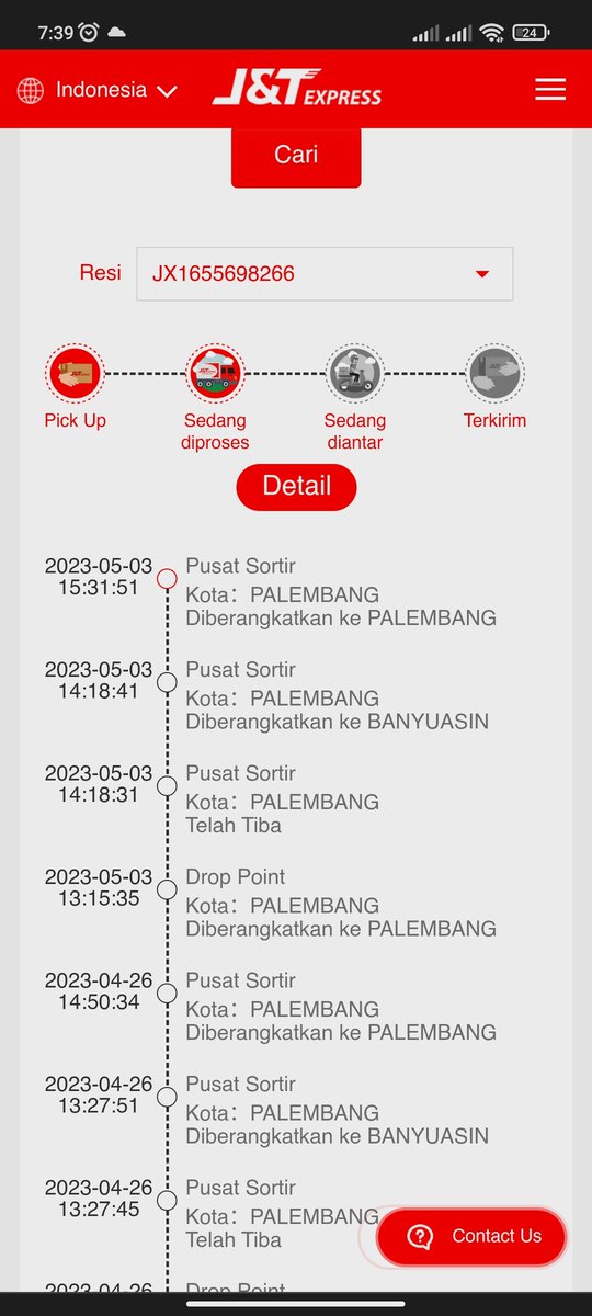 pedangtumpul__'s tweet photo. @jntexpressid Gilakkkk paket w udh 2 mingguan lebihhh, dari tanggal 17 april sampe skrg belom nyampe2. Jnt the best dah emng. Tolong ya admin tolong banget dibantulah, capek w nungguin tiap hari kagak nyampe2. 
JX1655698266 https://t.co/pxvqOwD1oM