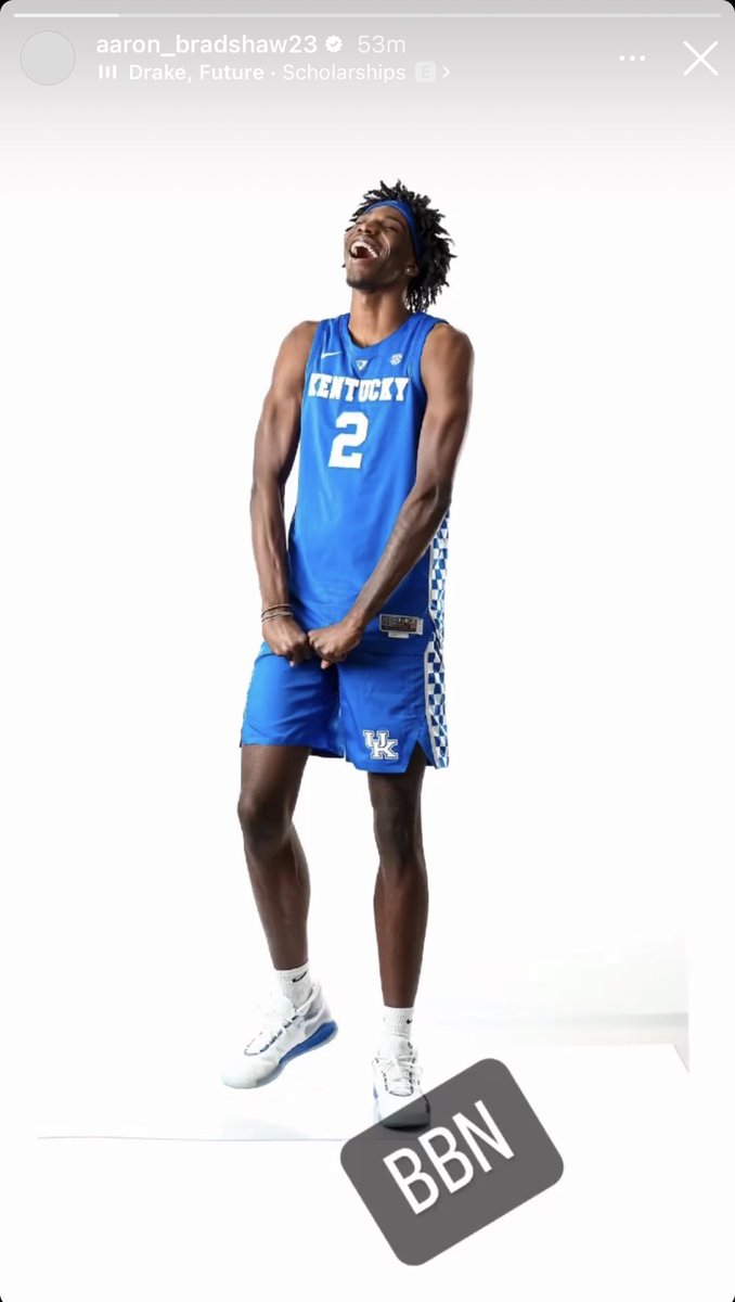KySportsRadio's tweet image. Aaron Bradshaw seeming reaffirm his BBN excitement tonight 

Good to see