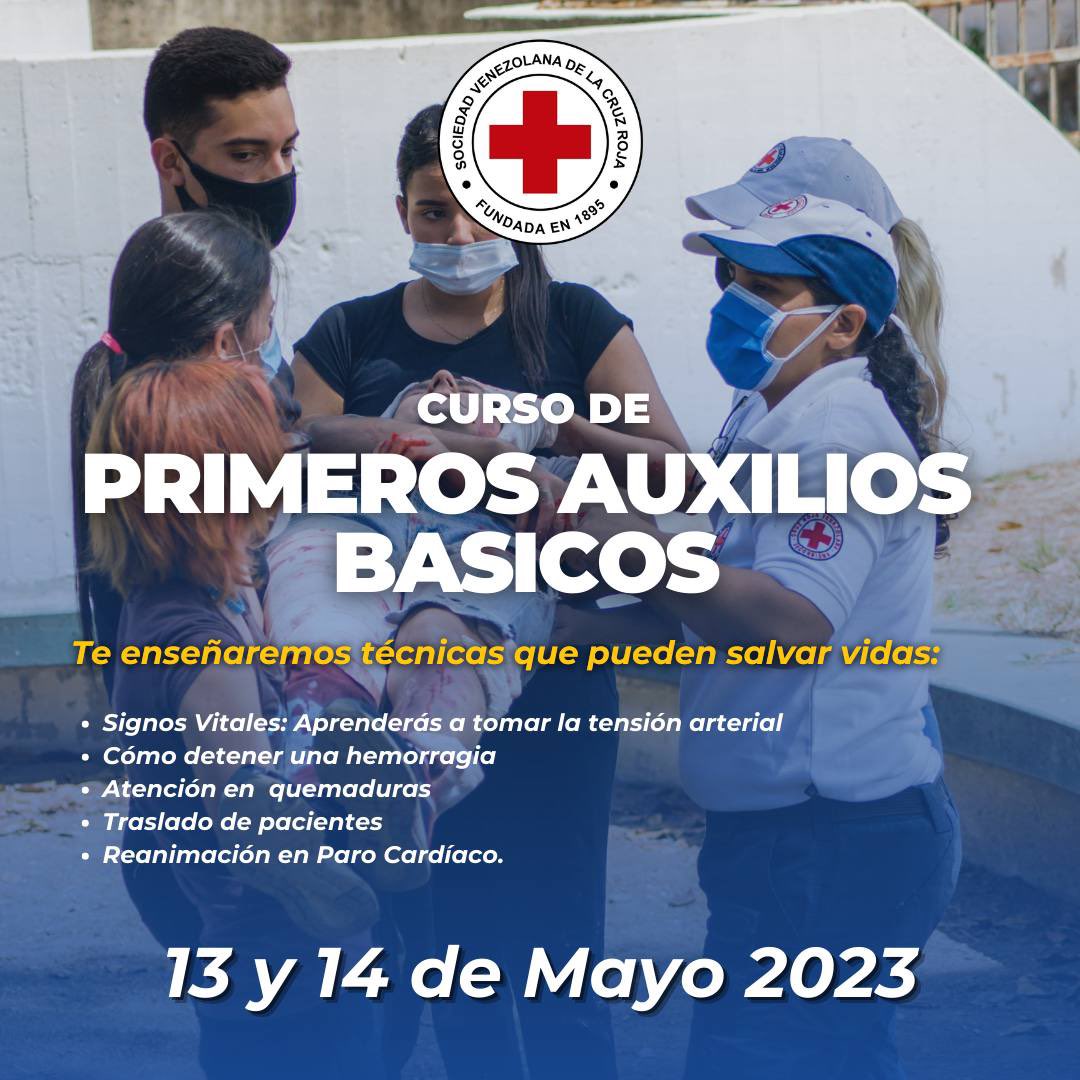 ¿Quieres aprender primeros auxilios?

Es tu oportunidad 🙌

Dirigido a todo publico mayor de 14años

Si quieres inscribirte ve al siguiente link:

forms.gle/hfjXiDJi9B7qCu…

#valencia #eventovalencia #venezuelavalencia #cruzrojavalencia