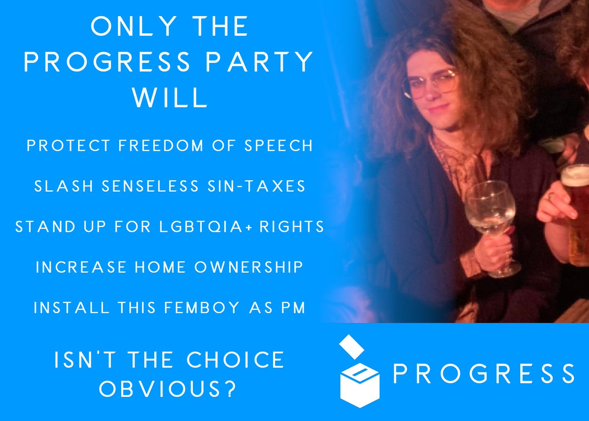 🗳️VOTE FOR THE PROGRESS PARTY!🗳️