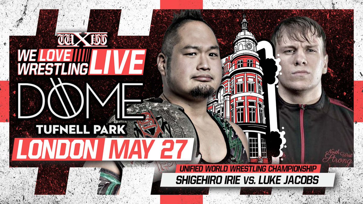 Titlematch in London!

@tachimukau_irie has to defend the wXw Unified World Wrestling Championship against former @ThisIs_Progress Atlas Champion @LukeJacobs00_YG!

wXw #WeLoveWrestling LIVE
May 27th, The Dome, Tufnell Park

Tickets & Info: Link in BIO!

#SSS16