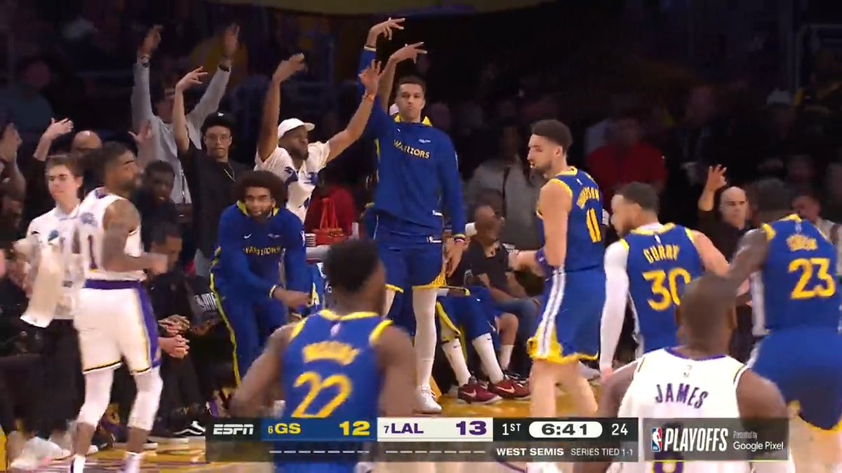 Golden State Warriors on Twitter "K L A ☔️ 📺 NBAonABC"