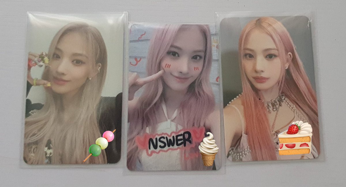 wtsdior's tweet photo. wts lfb ph ♡

💭 assorted jinni pcs

jinni admare blind package 🍡
• 520 pesos
jinni makestar luckydraw 🍦
• 380 pesos
jinni mmt my music  taste 🍰
• 550 pesos
 
— will lower price if payo! check carrd for t&amp;cs.
— x to sensitive buyer

# jinni nmixx admare https://t.co/B9GD296Qw1