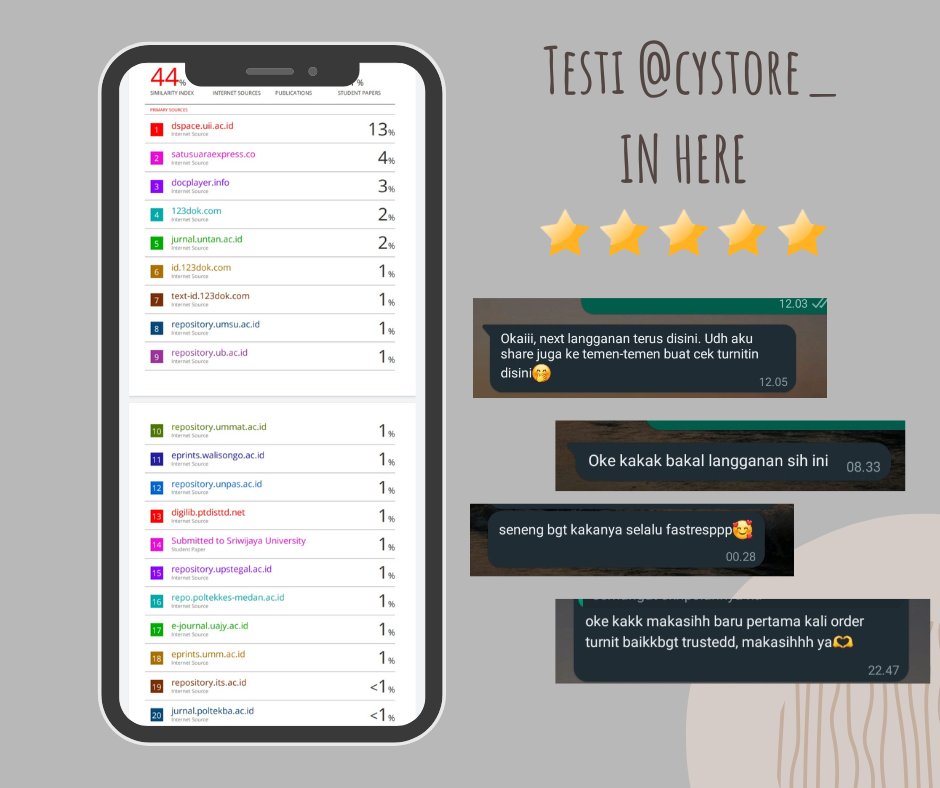 2000+ testi | TURNITIN tweet media