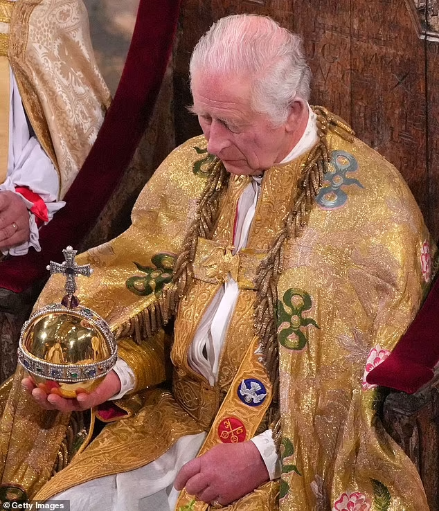 AydinPaladin's tweet photo. His majesty, King Charles III, was caught in 4k, ponderin' his orb. https://t.co/Vqxd0wOhsk