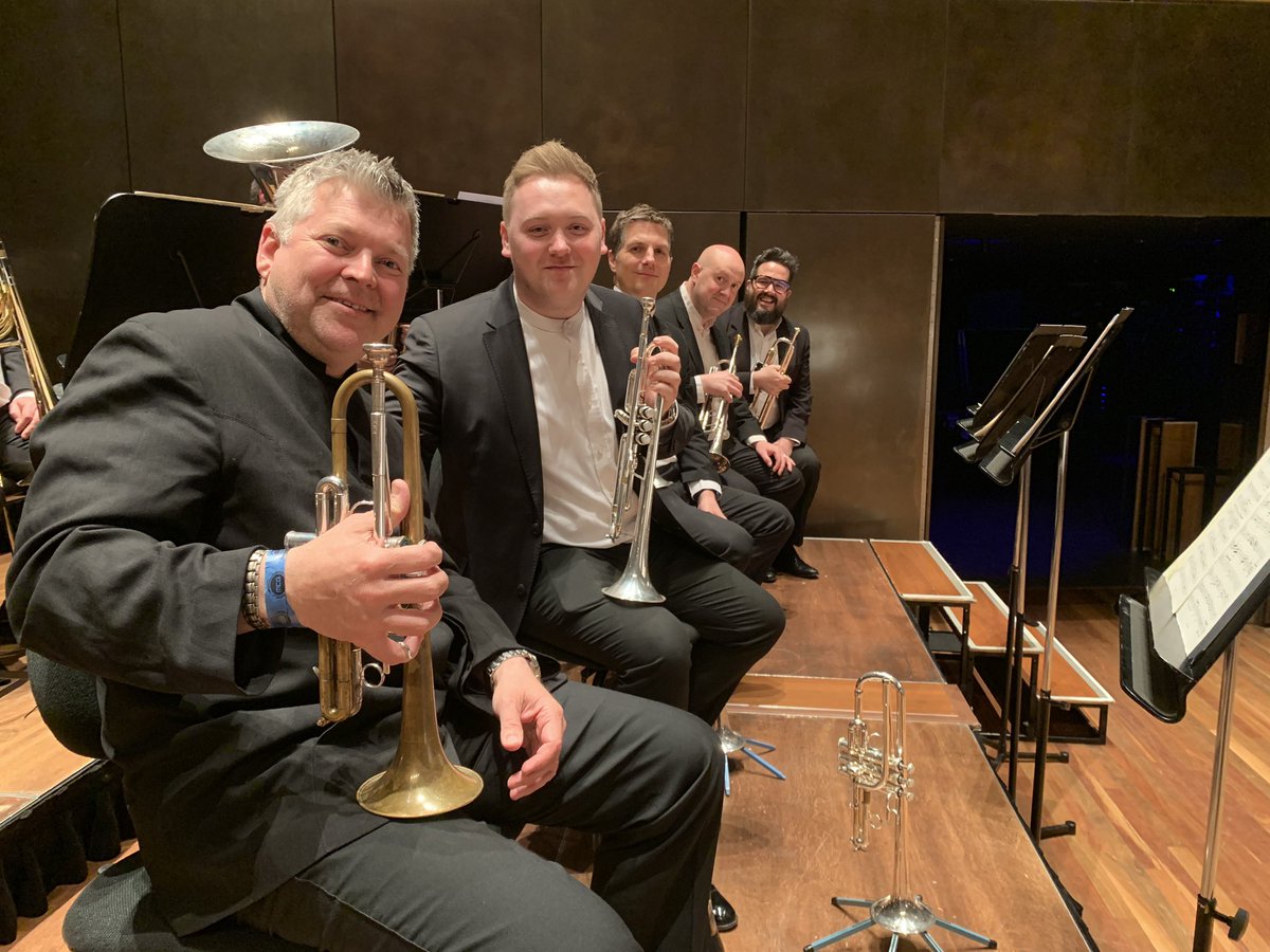 dgsmall's tweet image. Melbourne with the LSO trumpet team &amp;amp; a trip to the MCG #lso