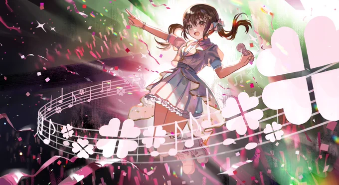 藤宮コトハさんの歌ってみた動画のイラストを担当させていただきました!歌声とMVのキラキラさがとっても素敵なので是非聴いてみてください!!