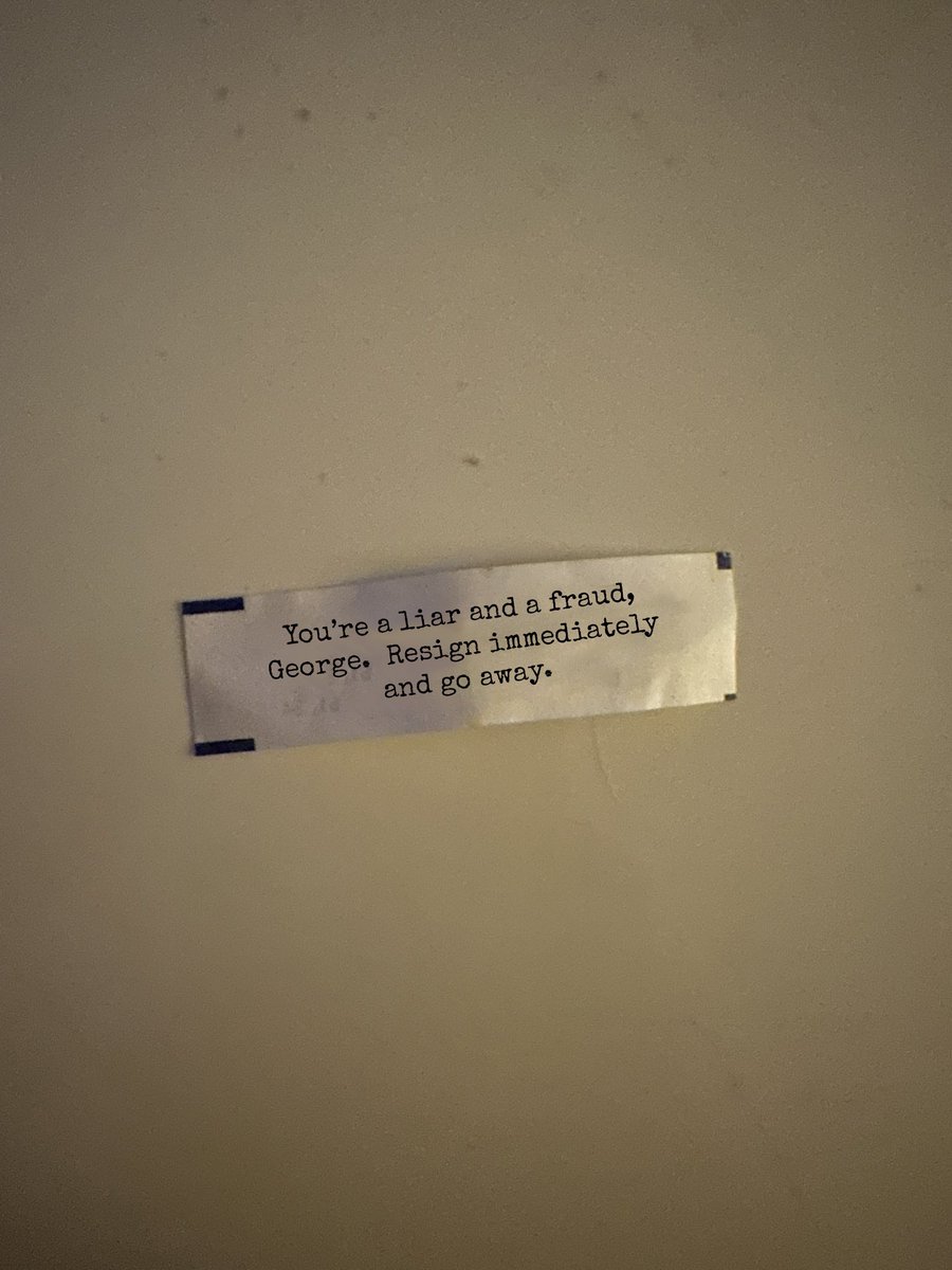 TheSnarkTank99's tweet photo. @Santos4Congress You should probably mention that this was in the other 20 fortune cookies in the order.
#IFIFY #GoAway https://t.co/kjnwzMzHjz