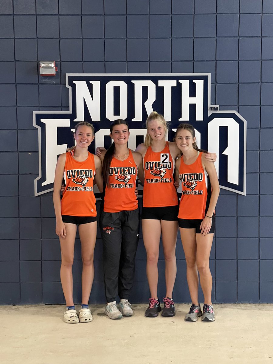 So excited to continue on to the State meet at UNF with my 4x8 team!! PR 9.39