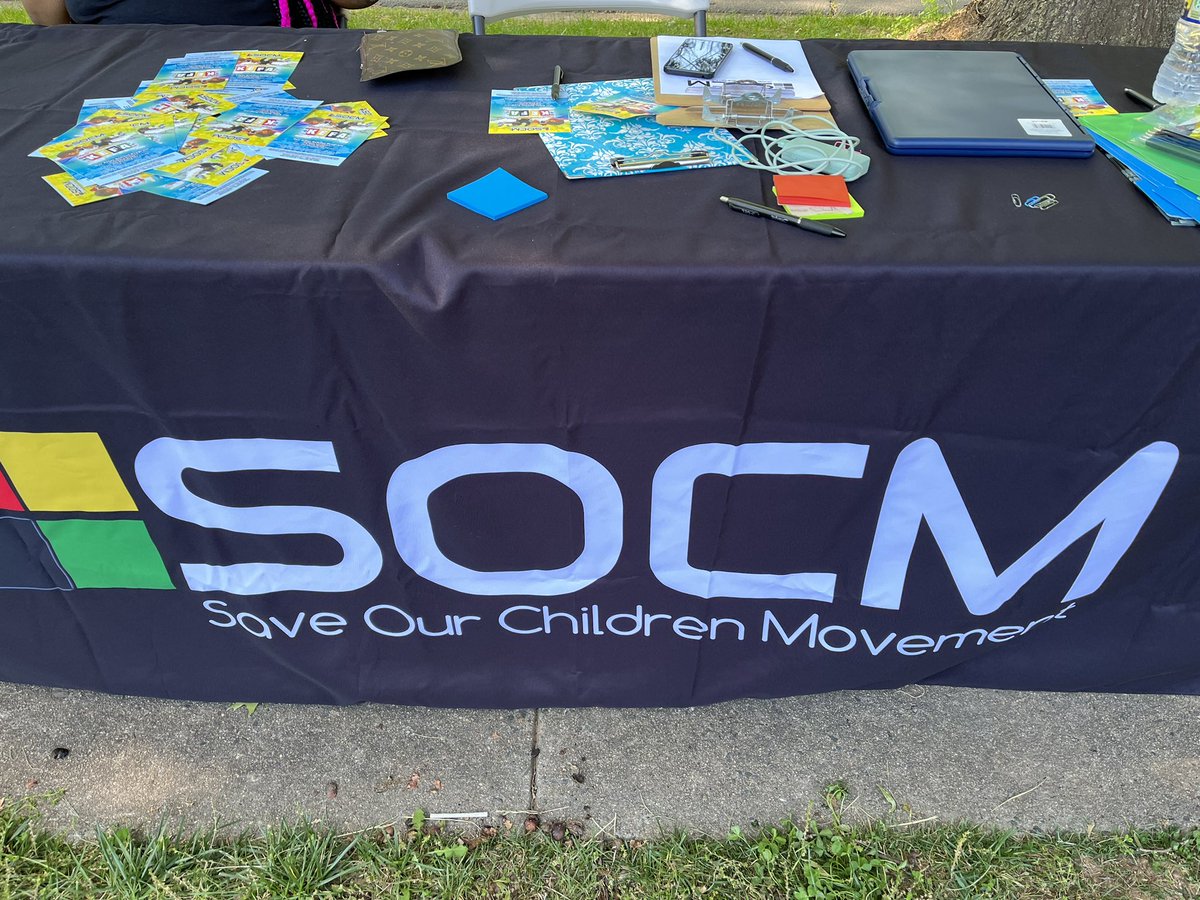 KEFA_Academy's tweet photo. SUCCESSFUL! The SOCM Outside Event for the #KEFA Academy registration &amp; social services for children and youth was successful. Thanks to all of our sponsors and donors on our poster. Your support was impactful and appreciated. @RodneySocminc https://t.co/swUXGU4pKc