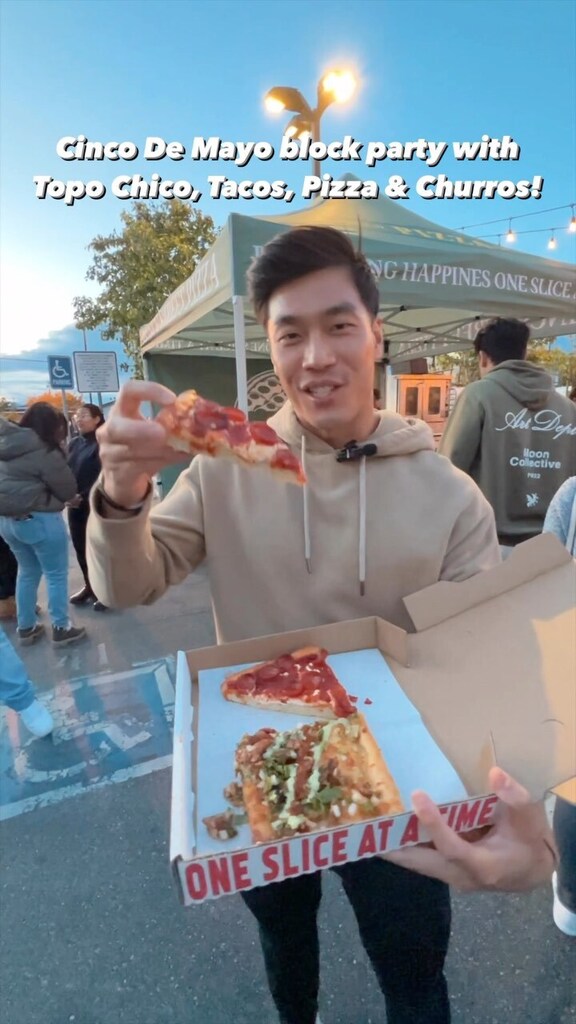 Topo Chico De Mayo block party celebration with
@offthemenu @topochicoalcus <a href="/psp_ca/">Y.S</a> @tacos1986la! #offthemenu #topochico #princestpizza #tacos1986 #cincodemayo instagr.am/reel/Cr7C5e8p-…