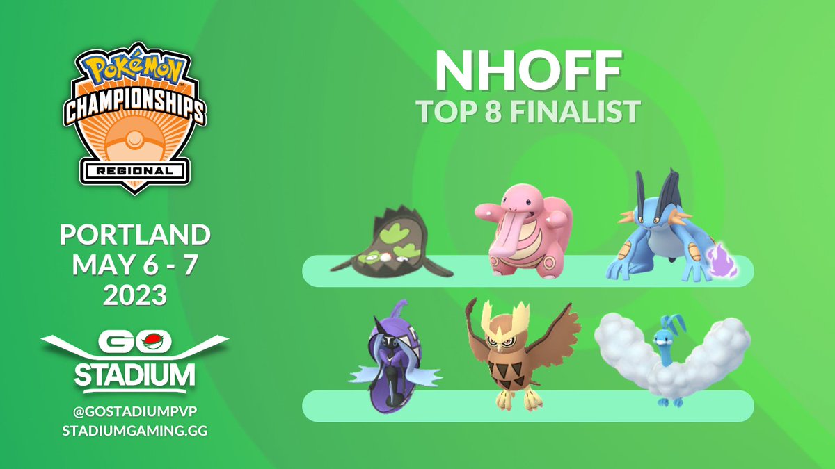 GoddessNHoff's tweet photo. TOP 8 GAMING!
What a return to the Pokémon GO circuit!
I'm so overjoyed with today, will try my best tomorrow but no stressing.
Apparently Fini hax will come through anyway!
@EmmaFiveCents also in top 8 is a dream come true 🥰💚
I couldn't ask for a better community &amp; friends 💚 https://t.co/HIXyYPaLhY