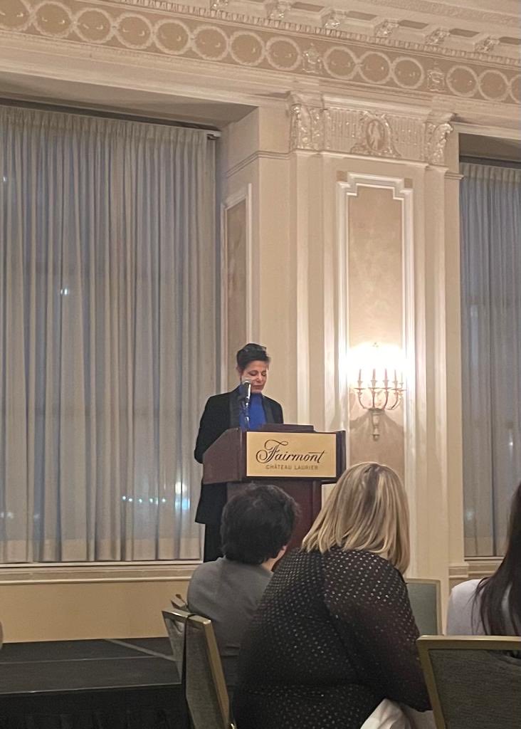 The_DCAO's tweet photo. Also big thanks to Marie Heinen for accepting our invitation to be our keynote speaker last night. https://t.co/4FtpexbWWw