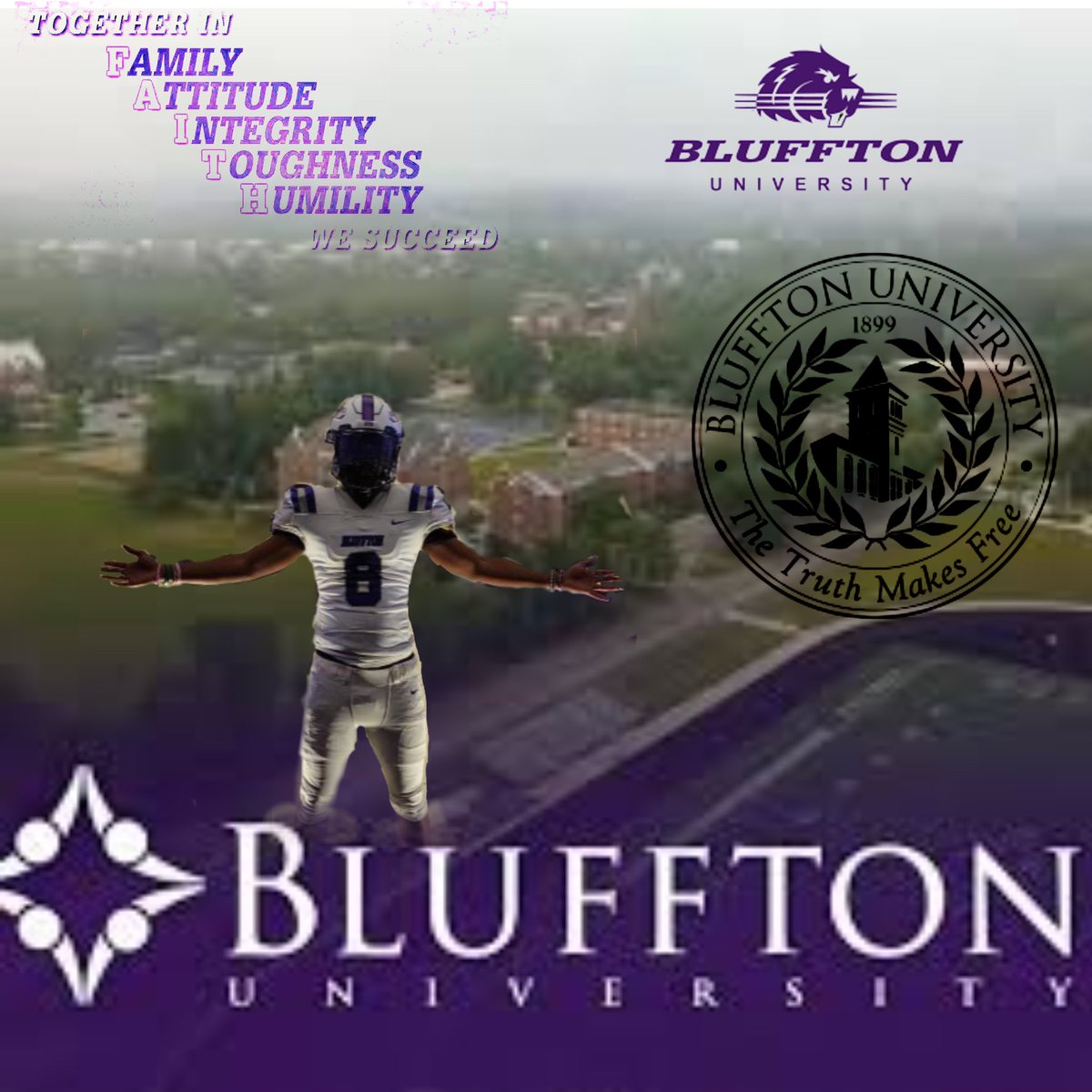 vincentwcoleman's tweet photo. I am truly grateful to have the opportunity to play at the next level. I want to thank God, my family, my coaches, my teachers, my classmates, my friends, and my mentor. I really look forward to the next chapter of my life. @BlufftonFB @Coach_B_XXVII @coach_shank05 @DannyBog58 https://t.co/zjAtzeflgu