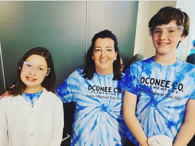The OCES Science Olympiad team headed to Kennesaw State University for the state competition. We are SO proud of you! 💙🧬