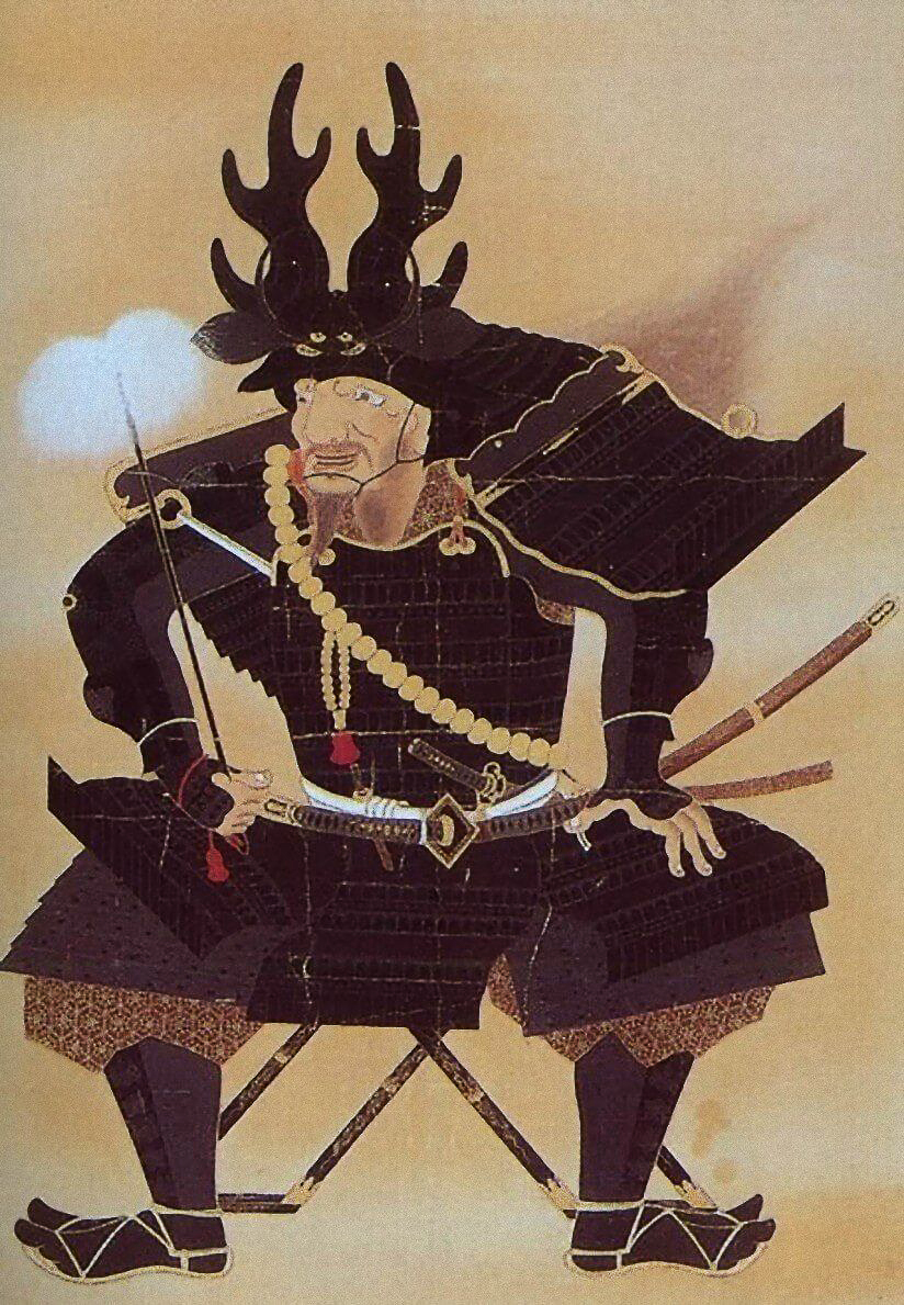「本多忠勝は敵将の情けに感謝し、戦場を離脱する際に名を問うた。武田勢の指揮官は小杉」|Watanabeのイラスト