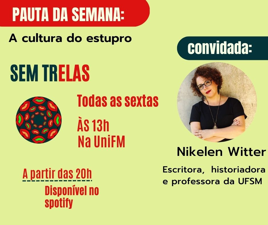 sem_trelas's tweet photo. Episódio da semana com participação da @NikelenWitter disponível no Spotify: https://t.co/PvVfKp0wwJ https://t.co/mvglaMUX5p