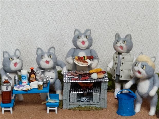 ゴールデンウィークを満喫する皆さん
#現場猫  #BBQ