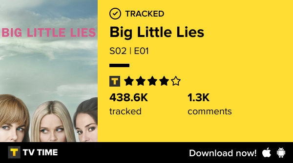 arqfernandarios's tweet photo. I've just watched episode S02 | E01 of Big Little Lies! https://t.co/dENccgJvy9 #tvtime https://t.co/Ei0eSMhJl9