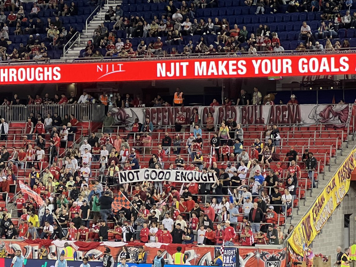 The message from <a href="/VikingArmy_SC/">VikingArmySC</a> &amp; <a href="/Torcida_96/">Torcida 96</a> is clear. #RBNY #RBNYvPHI #NYCSN