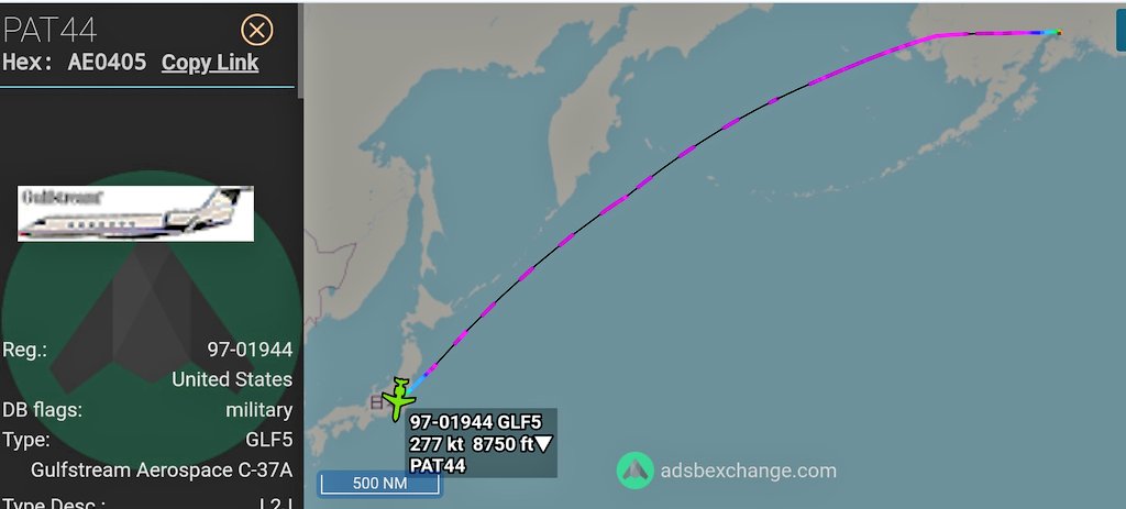 FMilcoms's tweet photo. #SPAR 28 #AE06EC #AE087E and #PAT 44 #AE0405 landed at RJTY. https://t.co/jx1jCp0OuG