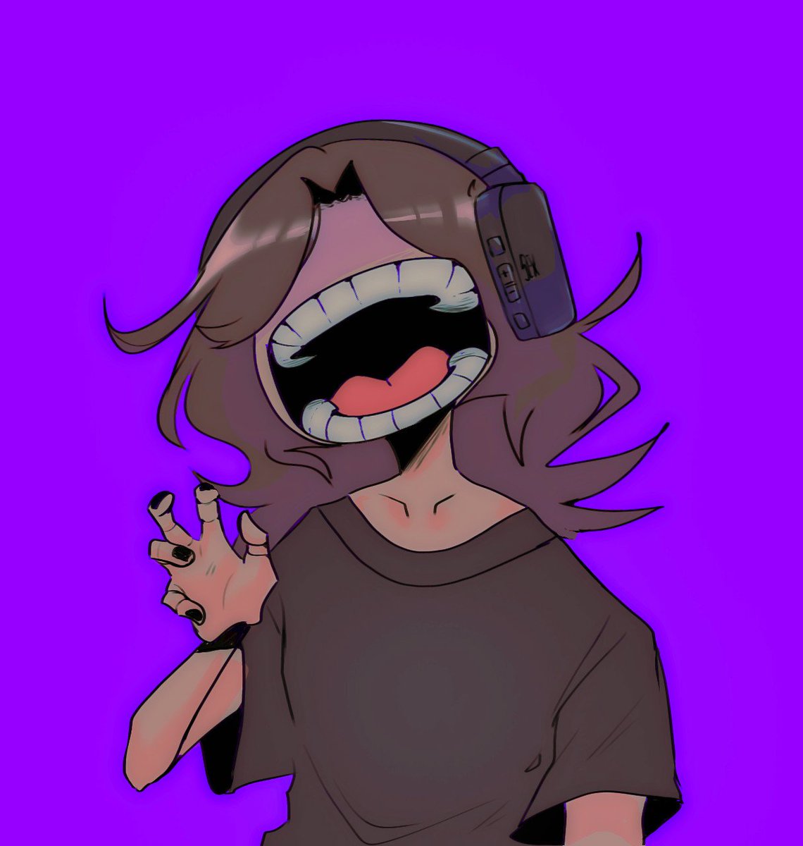 Coffu_uwu's tweet photo. IF YOU'RE FIVE FIVE FIVE !!
.
.
.
.
#drawing #slipknot #joemama
#purple #feet #satured #clonazepam https://t.co/nyc8upoJYH