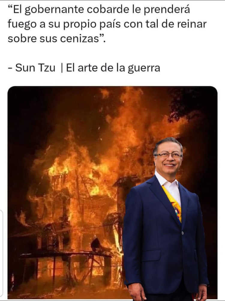 AdamSmithFree's tweet photo. Más que @petrogustavo lo que más repugna es tanta gente  que votó por él. Se dejan embaucar con la fantasía revolucionaria, cuando @petrogustavo lo único que busca es robarse el país. Y mientras más miserables los hace y  los esclaviza, más le creen y le rinden pleitesía https://t.co/vh2JlFFcOh