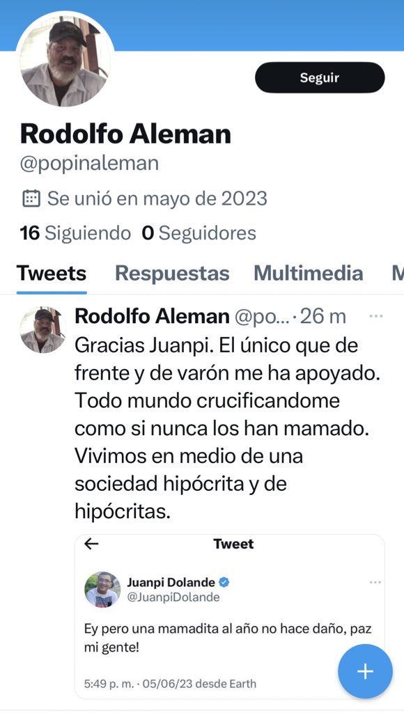 sedicepana's tweet photo. #SeDicePana que la gente no pierde el tiempo creando cuentas falsas del ex socio del @ClubUnionPanama ¡Xuxa no jodan a  @JuanpiDolande así! https://t.co/qzOnnnE99l