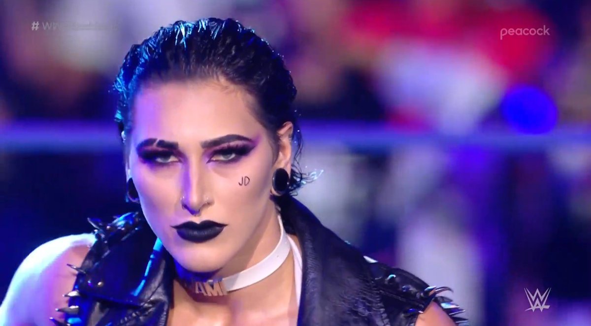 AjBlueBayBelt's tweet photo. Rhea Ripley’s new gear is so gorgeous no matter the color!🤍🖤💜 #WWEBackash https://t.co/VmOujfn5aB