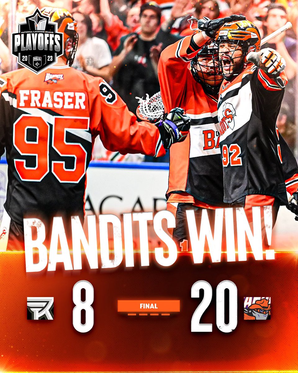 NLLBandits's tweet photo. BANDITS WIN!!!!

#LetsGoBandits https://t.co/Ipu9sR0aPb