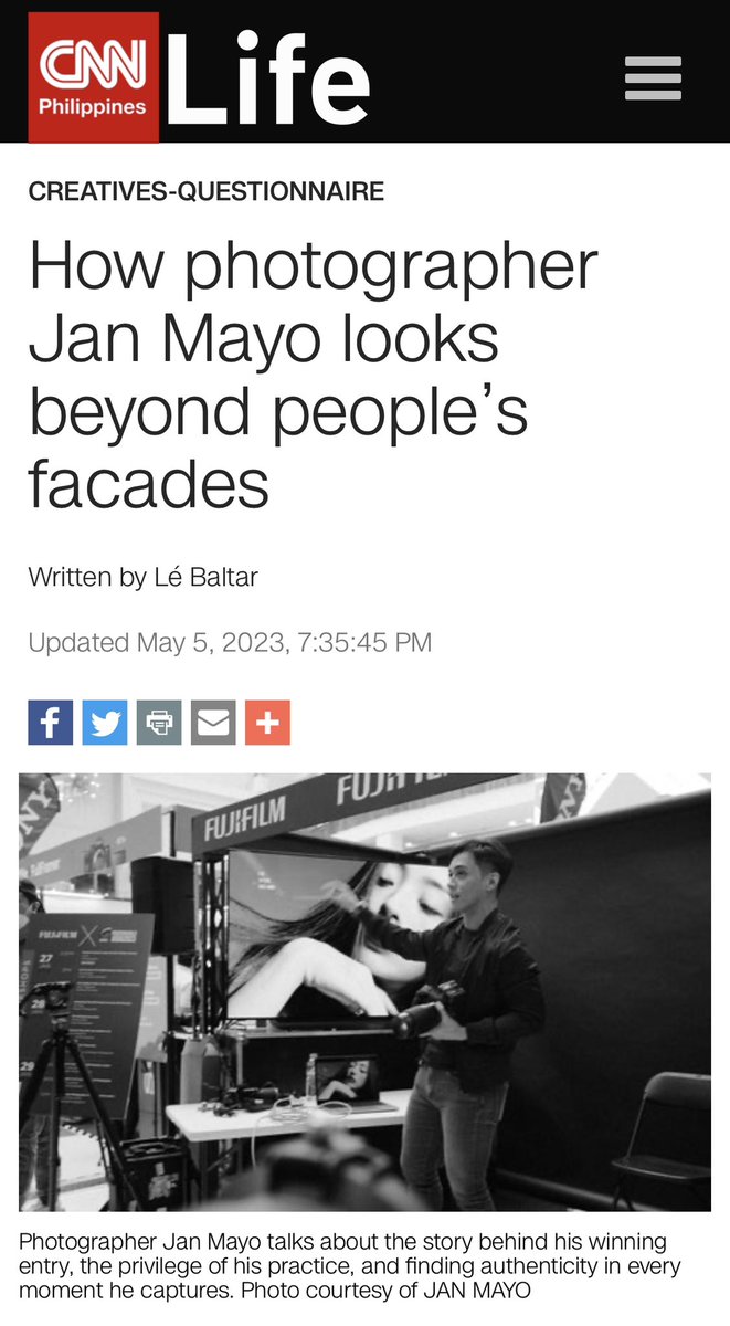 Thank you @cnnphlife & @baltarle for this beautifully written article.