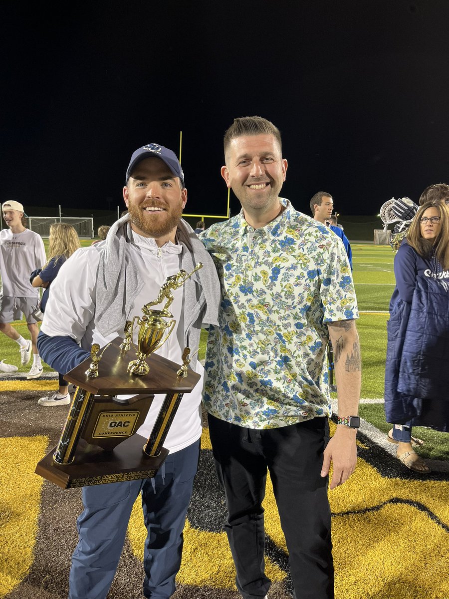 LETS GO RAUT!!!!  Congrats to all the players and coaches in our @JCUmlax program on their SEVENTH STRAIGHT OAC TOURNAMENT CHAMPIONSHIP!!! ⚡️⚡️⚡️ #OACChamps #StreakUp