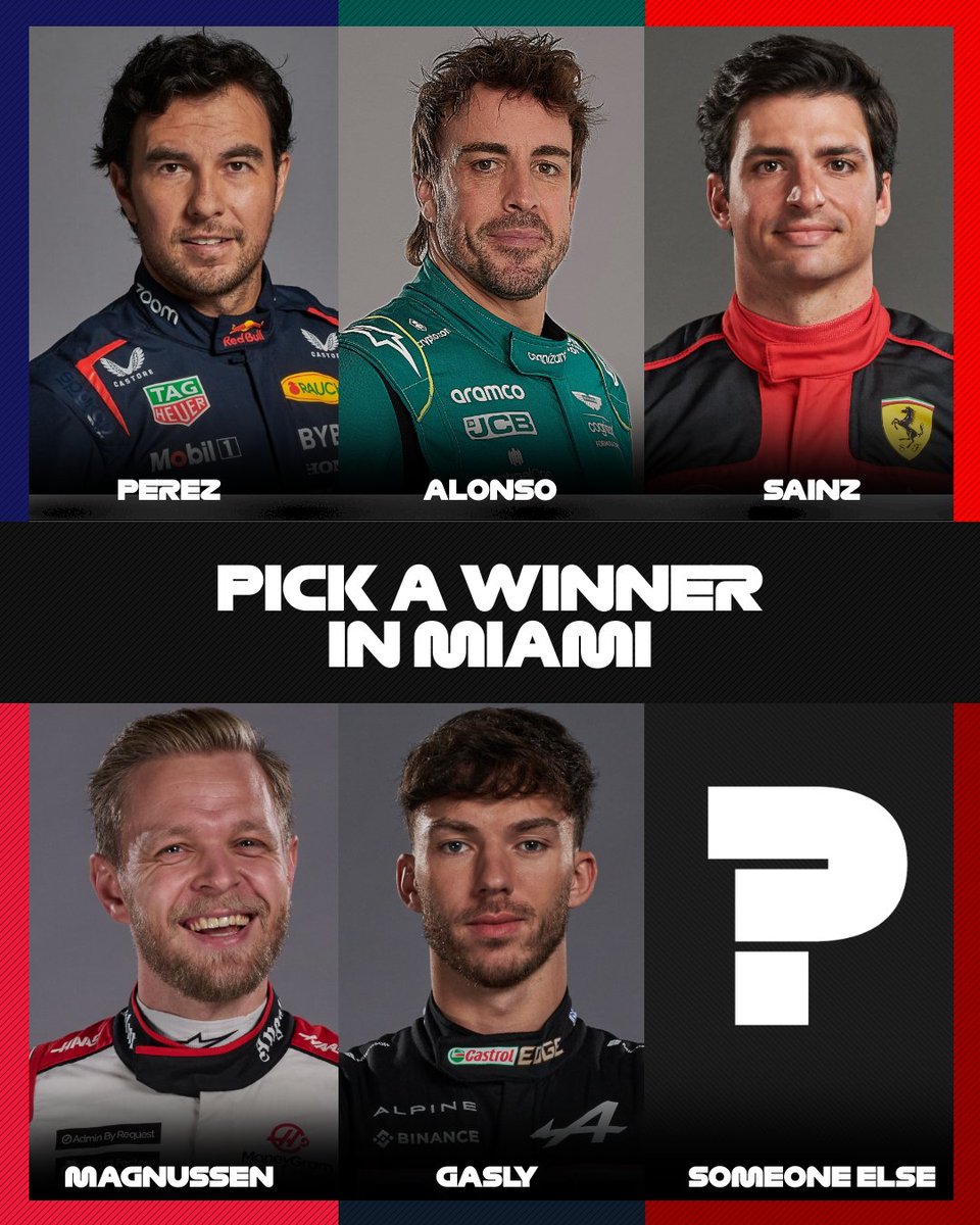 Who will be this year's #MiamiGP champ? 🏆🇺🇸

#F1