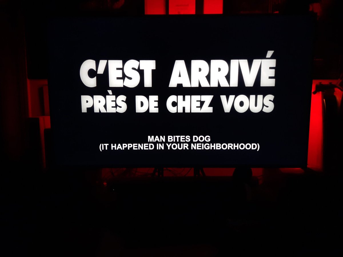 Today's film
'Crest arrivé près de chez vous aka Man Bites Dog..' 1992
#comedy #crime #RémyBelvaux #AndréBonzel #BenoîtPoelvoorde