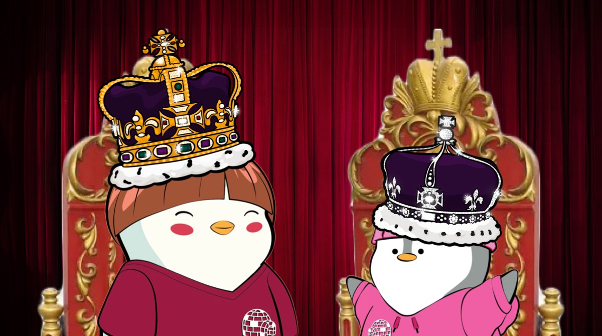 Might’ve missed the #KingsCoronation but it’s not too late for our own… right?! 

Comment down below and I’ll crown your pfp!

@Cryptomethod’s @pudgypenguins is looking rather handsome with my @LilPudgys 👑💛