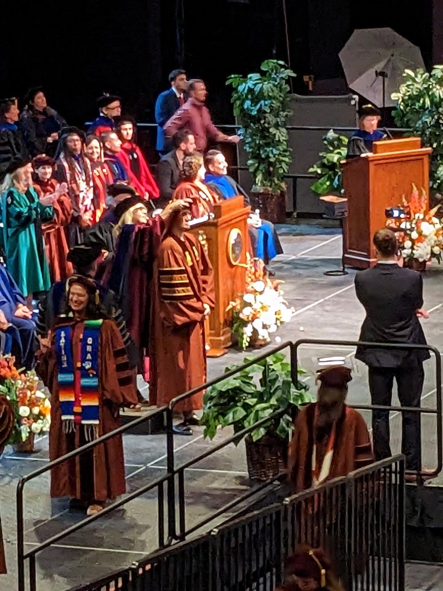 acade_M1C's tweet photo. Today I celebrated earning my doctorate and I couldn't have asked for a better cheering crowd. Love these guys and everyone who's supported me these last 4 years. Time to go change the world! https://t.co/2pEozdcv1t