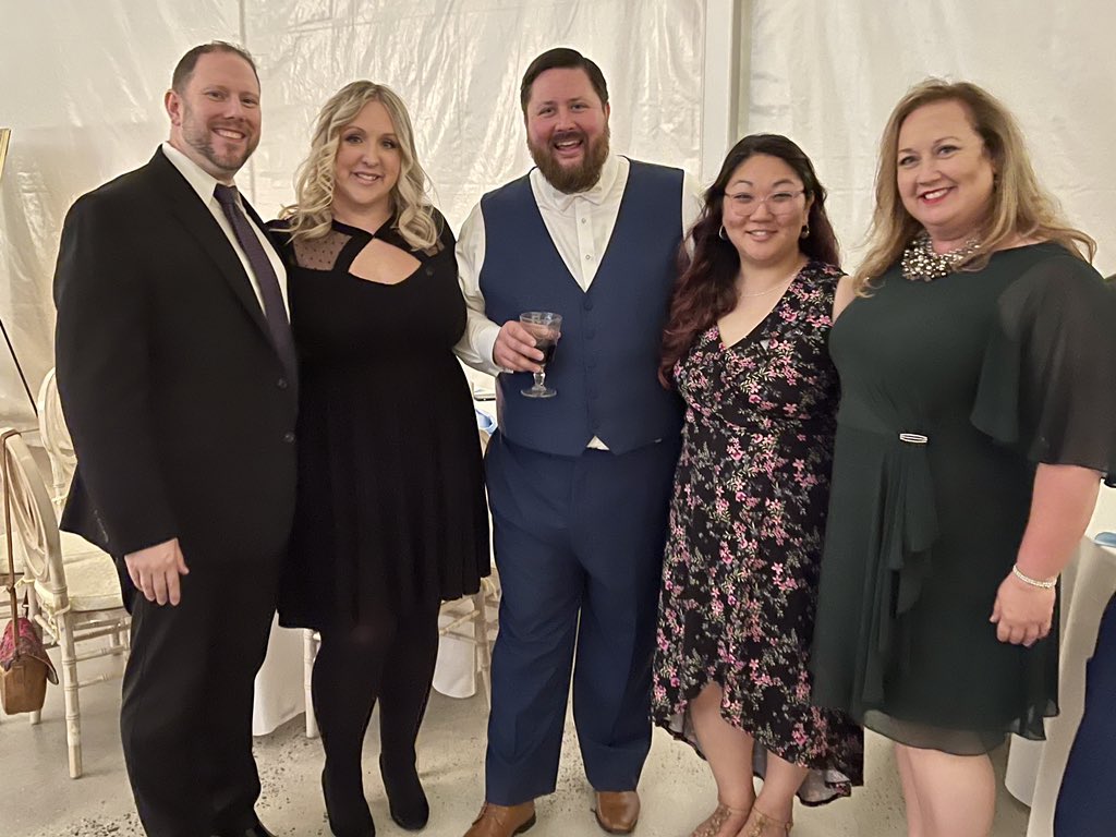 Everyday’s a <a href="/DECTFL/">DE WL Teachers</a> Day - exec board members had a blast celebrating President <a href="/Donvicente07/">Vinny Civarelli</a>’s wedding today! 

Congratulations, Vinny!
