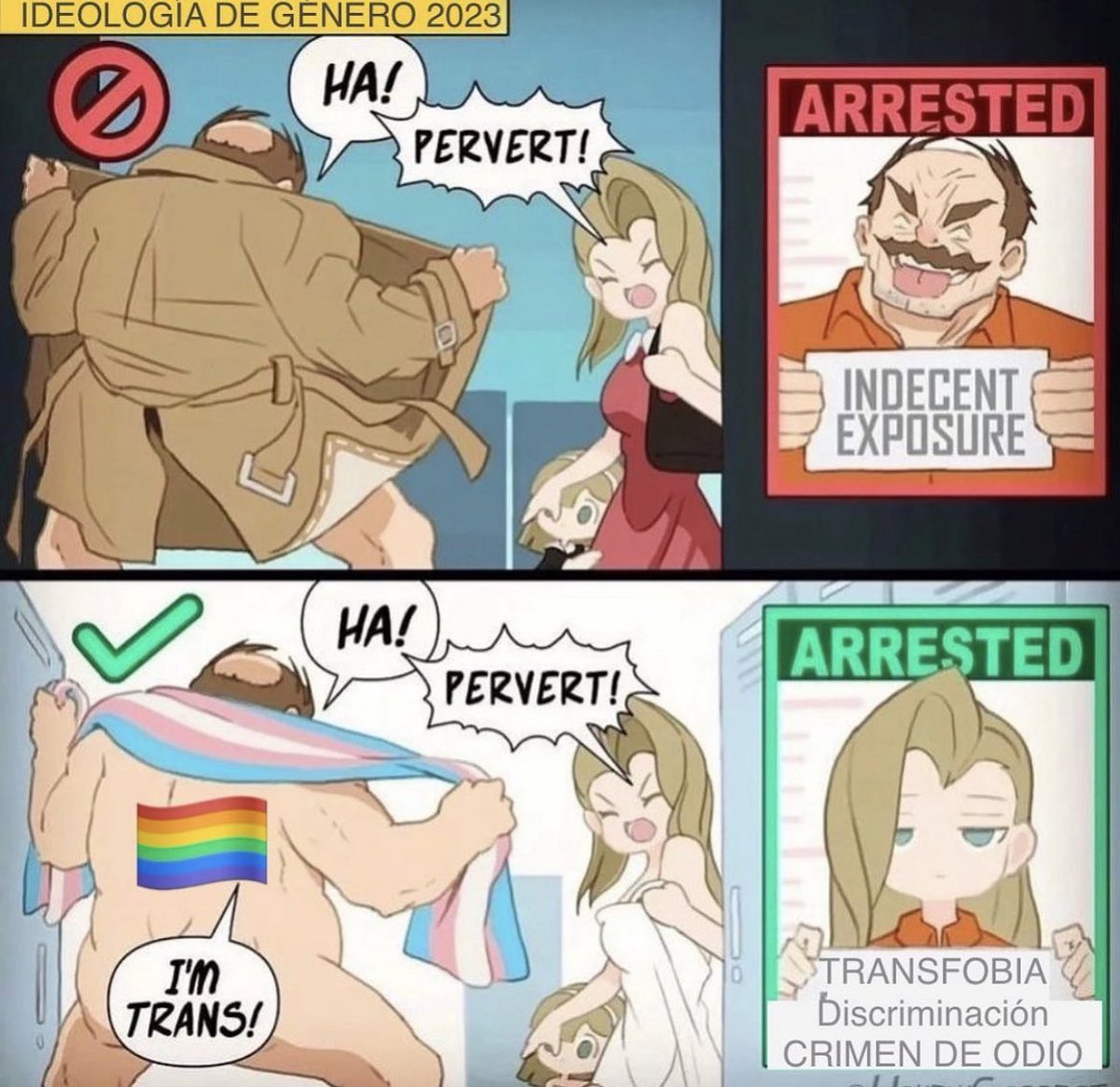 🏳️‍🌈 | 🏳️‍⚧️: El mundo al revés 👇🏻