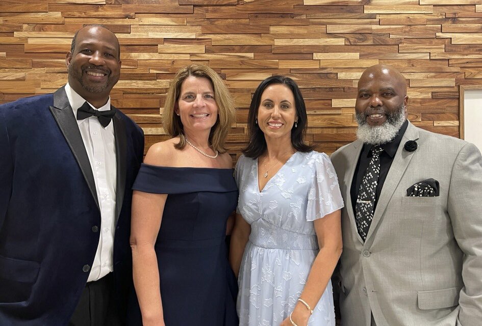 Have I bragged on my admin team lately?  They go above and beyond on a daily basis but they clean up nice and volunteer their time on a Saturday night to encourage our students. I’m honored to work alongside them.