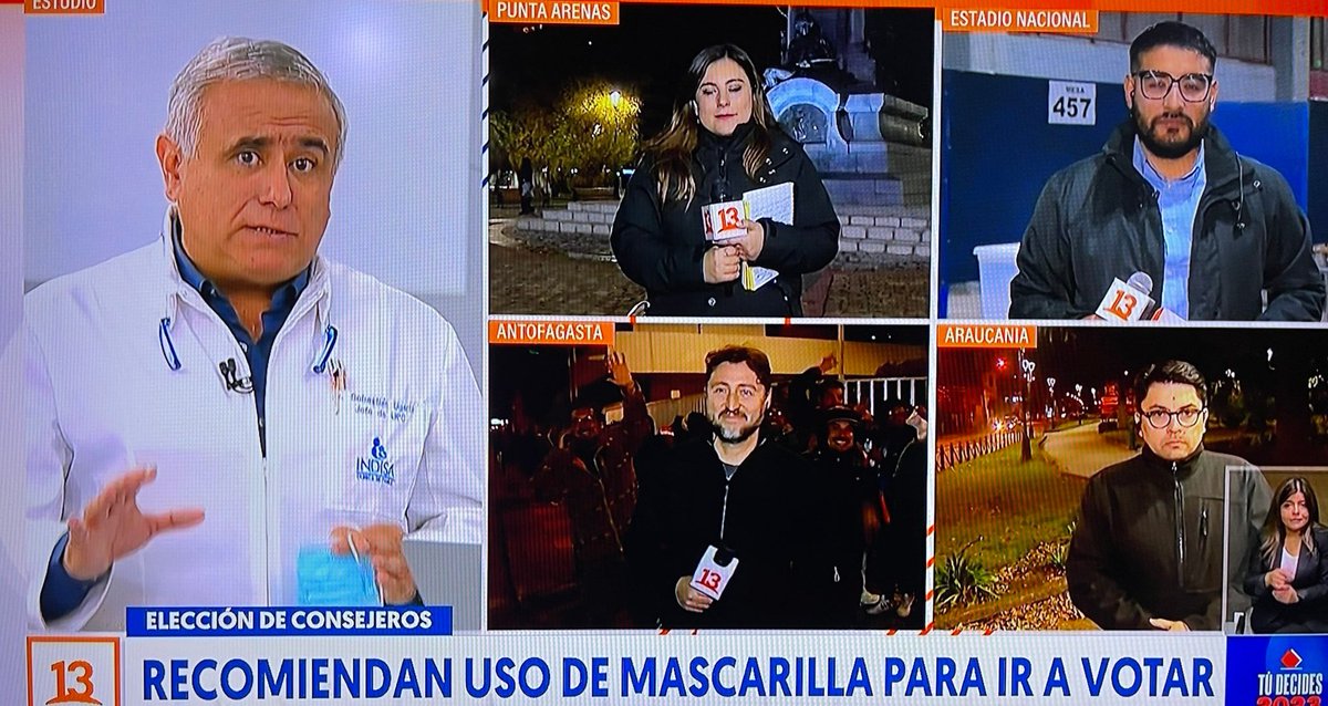Encuentro tan innecesario tener a los periodistas parados ahí esperando mientras hablan los otros, se notan que estan sufriendo con el frio sobre todo en Pta arenas y temuco estan tiritando 🥶🥶🥴🤧 #teletrece #tvchile  @teledeantes @T13 @canal13 #chile #tv 😠