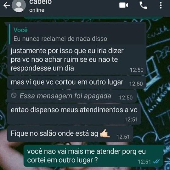 diojorange's tweet photo. parece um término de namoro de namoro, mas é apenas um cliente e seu barbeiro https://t.co/3u28az4Upc