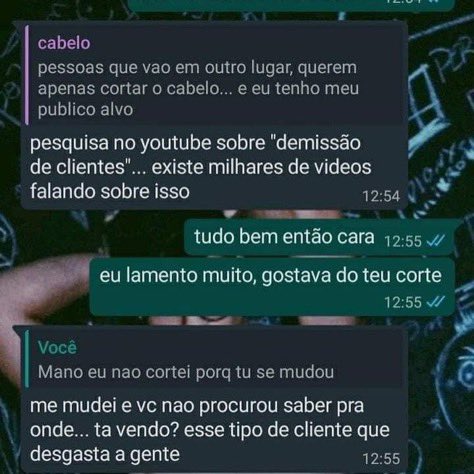 diojorange's tweet photo. parece um término de namoro de namoro, mas é apenas um cliente e seu barbeiro https://t.co/3u28az4Upc