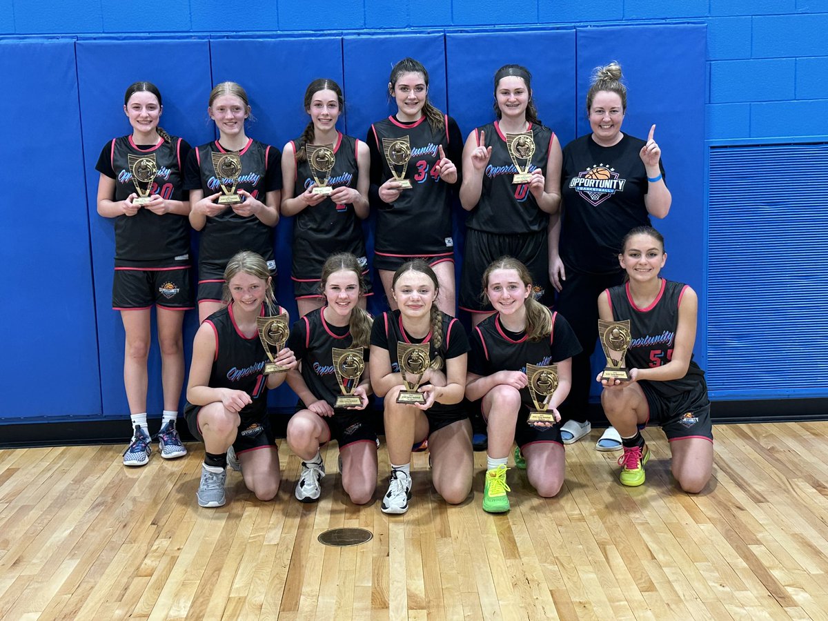 Congratulations to the 8th Grade Black Team. They went 3-0 today and had a huge late game comeback in the championship game to take 1st place!