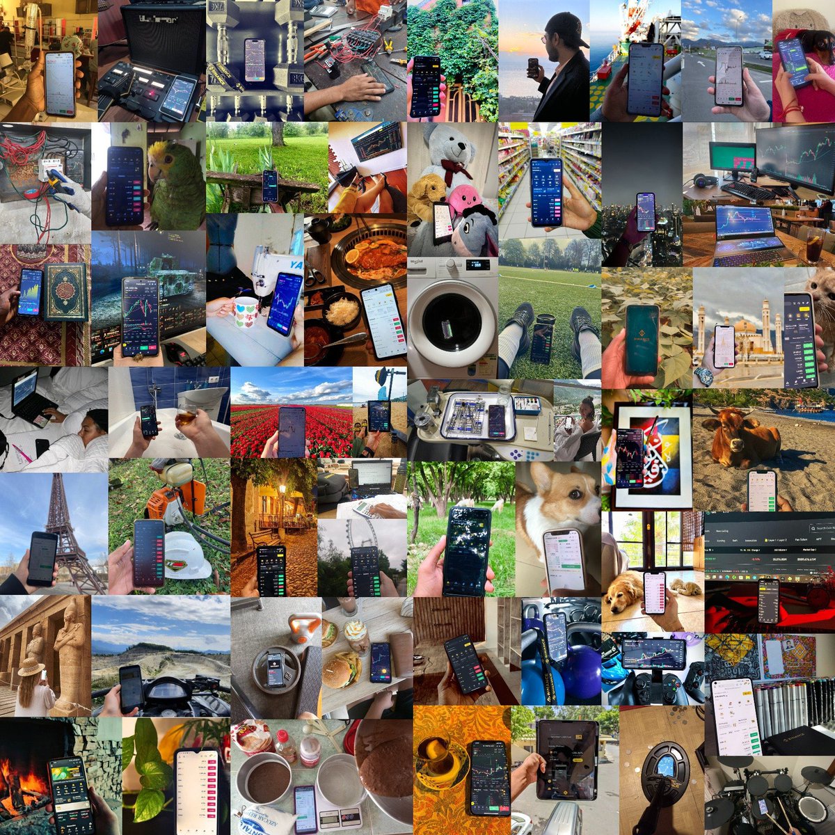 Here’s a look at some of the #MyBinanceApp entries 🤳

We enjoyed looking at all your photos, congrats to all the winners of $100!

<a href="/M_MOON_OK/">M-MOON 🇨🇾</a>
<a href="/HikmatDurrani4/">Hikmat Durrani</a>
<a href="/xstsetra/">chris_setra</a>
<a href="/joro2k11/">Stamov</a>
<a href="/NEONMETA_/">ℕ Ξ ⊙ ℕ ▴ M Ξ T ∆</a>
<a href="/FitAtom88/">kYc - my initial</a>
<a href="/SaifDurranii/">Saif Durrani</a> 
<a href="/Impoor08933486/">Asel Beliz</a>
@___reachkid (Instagram)
@taiiitran (Instagram)